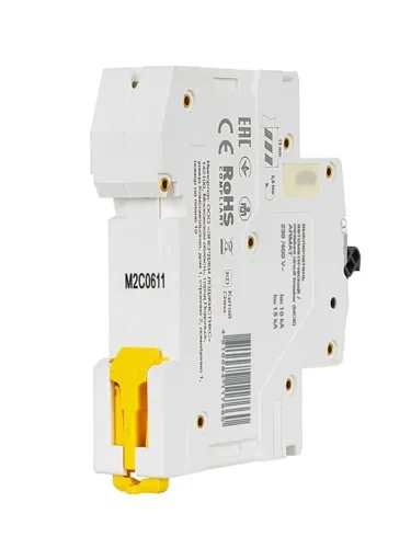 Выключатель автоматический модульный 1п C 6А M10N ARMAT IEK AR-M10N-1-C006 - фото 3