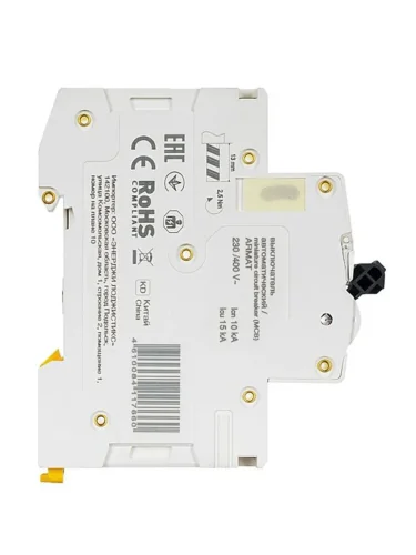 Выключатель автоматический модульный 1п C 6А M10N ARMAT IEK AR-M10N-1-C006 - фото 5