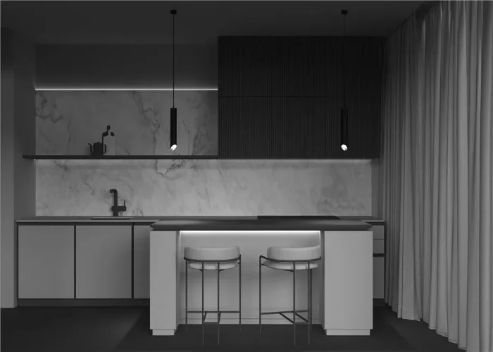 Подвесной светильник Lipari GU10 1x10Вт (Черный с Золотом) - фото 9