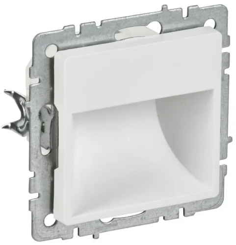 Подсветка светодиодная BRITE ПЛ20-БрАБ встраив. механизм арктич. бел. IEK BR-FL20-K91 - фото