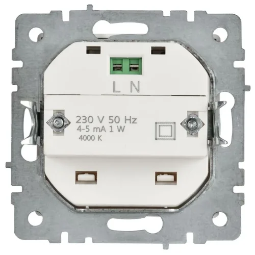 Подсветка светодиодная BRITE ПЛ20-БрАБ встраив. механизм арктич. бел. IEK BR-FL20-K91 - фото 3