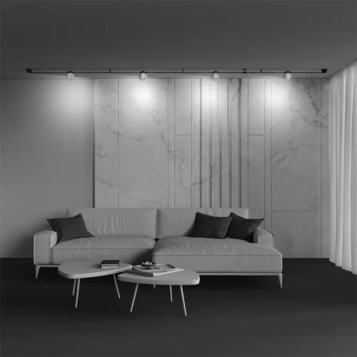 Подвесной светильник Cup Parity 4000K 12Вт 120° белый (Черный) - фото 6