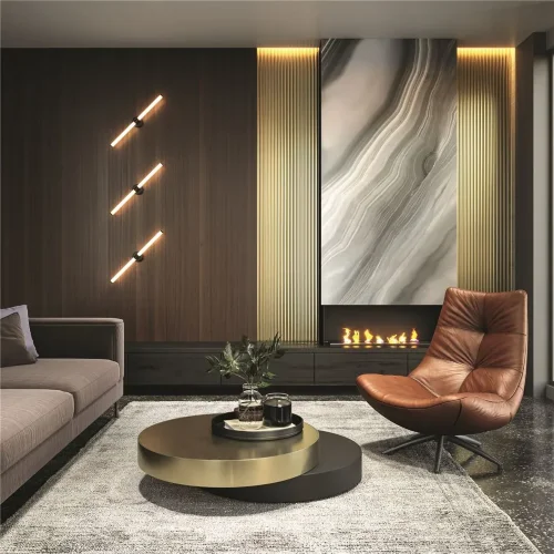 Настенный светильник (бра) Axis 3000К 16Вт (Черный) - фото 12