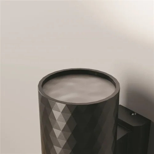 Настенный светильник (бра) Bowery GU10x2 50Вт IP 54 (Черный) - фото 5