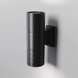 Настенный светильник (бра) Bowery GU10x2 50Вт IP 54 (Черный)