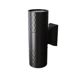 Настенный светильник (бра) Бауэри / Bowery GU10x2 50Вт IP 54 (Черный) O583WL-02B
