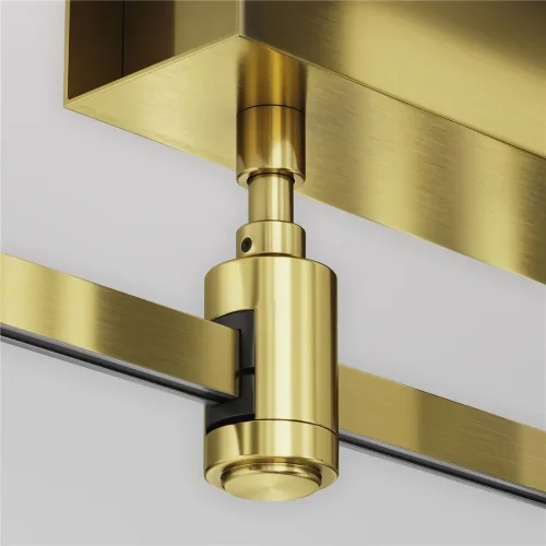 Основание потолочное Short для блока питания с вводом питания Flarity латунь (Латунь) - фото 4