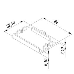 Заглушка для LC-LP-3250