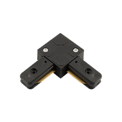 L коннектор для однофазных трековыx систем, Черный,KXZ-BL-L 000414