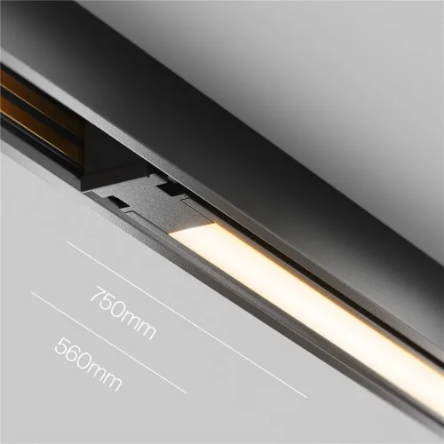 Трековый светильник Базис / Basis Exility X 2700-6000K 12Вт 120° Dim Dali2 (Черный) TR240-4-12WTW-DD2-B - фото 3