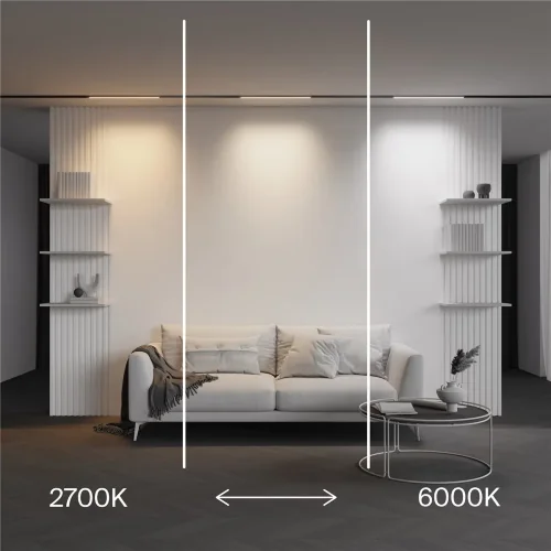 Трековый светильник Базис / Basis Exility X 2700-6000K 12Вт 120° Dim Dali2 (Черный) TR240-4-12WTW-DD2-B - фото 10