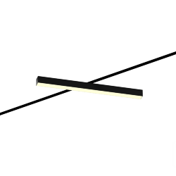 Трековый светильник 6063 5050 TR2 (RAL9005/750mm/Prizma — 3K/28W)