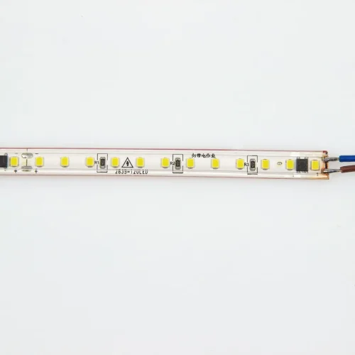 Светодиодная лента 220VAC, 2835, 120led/m, 4.8W/m, white 6000K, A119, IP67, 10mm, со скотчем - фото III