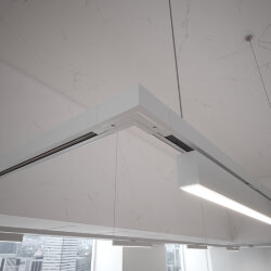 Коннектор угловой для трехфазного шинопровода белый TRC-1-3-L-WH (039503)