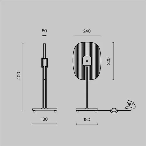 Настольный светильник Eclipse 3000К 6Вт (Черный) - фото 3