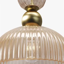 Подвесной светильник Antic E27x1, 2700K 5Вт (Золото)