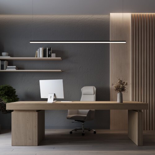 Профиль с экраном LINE-D-3734-2000 TETRA BLACK+OPAL (Arlight, Алюминий) 055072 - фото 6