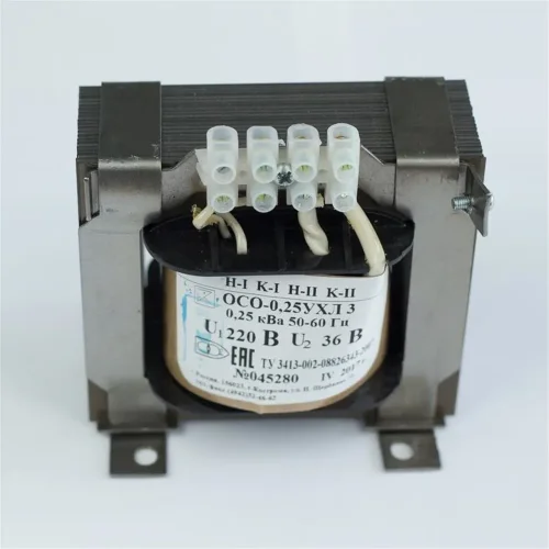 Трансформатор ОСО-0.25-09 220/36В УХЛ3 Кострома ОС0000002365 - фото 2