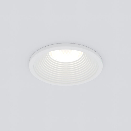 Встраиваемый светодиодный светильник белый - фото 1