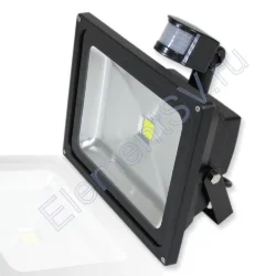 Светодиодный прожектор Standart с датчиком движения V60 (50W, 220V, White)