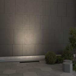 Уличный фасадный светильник «ODEON LIGHT» 7040/10WL, серия: GRAZE (крепление на основание) - Фасадный поворотный wall grazer