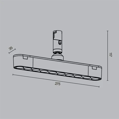 Трековый светильник Points Rot 3000К 10Вт 24° (Черный) - фото 4