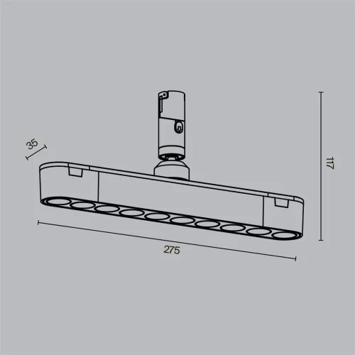 Трековый светильник Points Rot 3000К 10Вт 24° (Черный) - фото 11