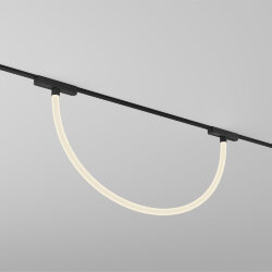 Светильник для трека Air, серия Ray 3000 со светодиодом, ?22*L1000MM, 48V DC, 12W, RA?90, 360°, 3000K, IP20, черный, алюминий, Denkirs DK5327-BK