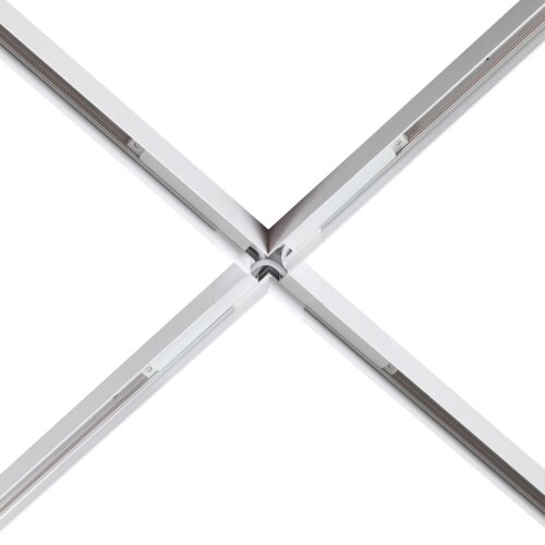 Соединитель Х-образный с токопроводом для шинопровода «Novotech» 135127, серия: FLUM. Фото 2.