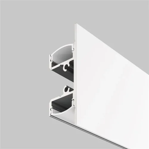 Алюминиевый профиль накладной 18×48 (Белый, 2 м), ALM-1848-W-2M (Белый) - фото 5