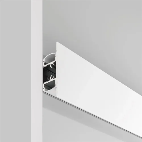 Алюминиевый профиль накладной 18×48 (Белый, 2 м), ALM-1848-W-2M (Белый) - фото 6