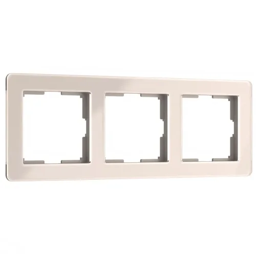 Рамка из акрила на 3 поста Acrylic айвори W0032743 - фото