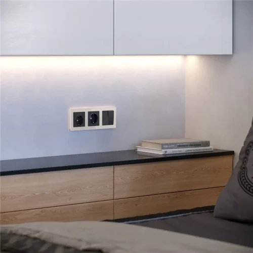 Рамка из акрила на 3 поста Acrylic айвори W0032743 - фото 5