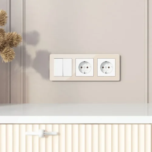 Рамка из акрила на 3 поста Acrylic айвори W0032743 - фото 6