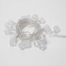 ULD-S0280-020-DTA BLUE IP20 DIAMONDS Гирлянда светодиодная Бриллианты, с контроллером, 2.8м, 20 светодиодов, Синий свет, Провод прозрачный. - фото 4