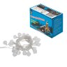 ULD-S0280-020-DTA BLUE IP20 DIAMONDS Гирлянда светодиодная Бриллианты, с контроллером, 2.8м, 20 светодиодов, Синий свет, Провод прозрачный. - фото 7
