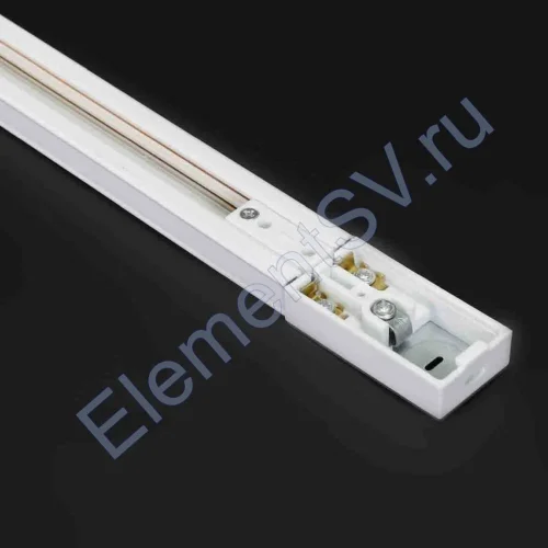 Трек для спотов 3L 1,5м NX32 (Евро, 3 провода, белый) - фото 2.