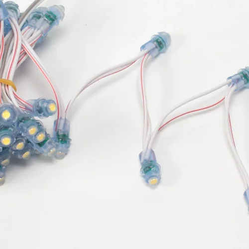 Светодиодный модуль пальчиковый MOD75 (12V, warm white, 9mm) - фото II