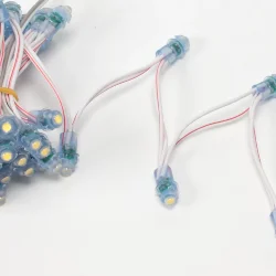 Светодиодный модуль пальчиковый MOD75 (12V, warm white, 9mm)