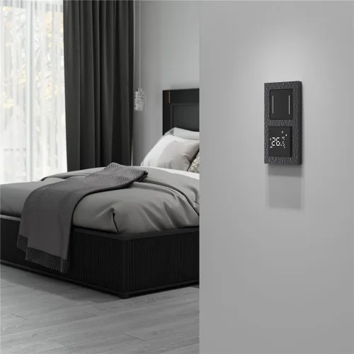 Умный сенсорный терморегулятор для теплого пола черный W1151208 - фото 9