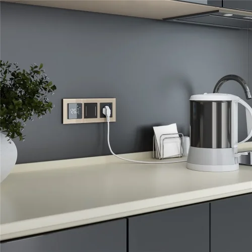 Умный сенсорный терморегулятор для теплого пола черный W1151208 - фото 7