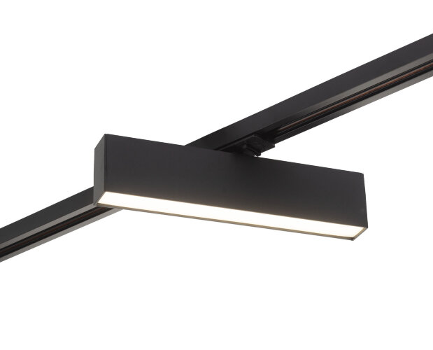 DK6440-BK Трековый светильник IP 20, 10 Вт, LED 4000, черный, алюминий.