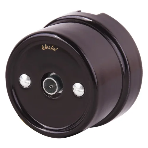 ТВ розетка коричневая ретро WL18-02-05 - фото