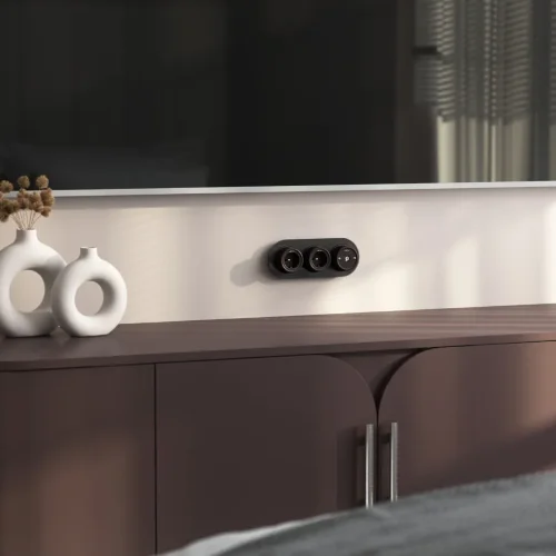 ТВ розетка коричневая ретро WL18-02-05 - фото 2