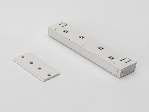 Коннектор прямой для накладных шинопроводов SY-LINK, SY-LINK-CN-DS-WH. Фото 2