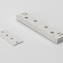 Коннектор прямой для накладных шинопроводов SY-LINK, SY-LINK-CN-DS-WH 013590