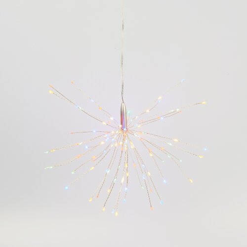 ULD-H3030-150-DTA-3AA-RC MULTI IP20 FIREWORKS Фигура светодиодная Фейерверк на батарейках 3AA не в-к, 30х30см, Подвесная, 120 светодиодов, Разноцветный свет, Пульт ДУ в-к, Провод прозрачный, TM Uniel - фото 3