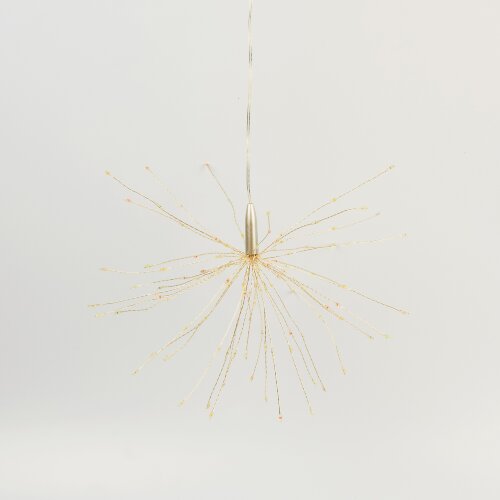 ULD-H3030-150-DTA-3AA-RC MULTI IP20 FIREWORKS Фигура светодиодная Фейерверк на батарейках 3AA не в-к, 30х30см, Подвесная, 120 светодиодов, Разноцветный свет, Пульт ДУ в-к, Провод прозрачный, TM Uniel - фото 4