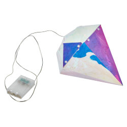 ULD-R507 3АА DIAMOND Светильник декоративный Брильянт, на батарейках 3AA не в-к, 100 светодиодов Белый свет, Цвет корпуса радужный, TM Uniel