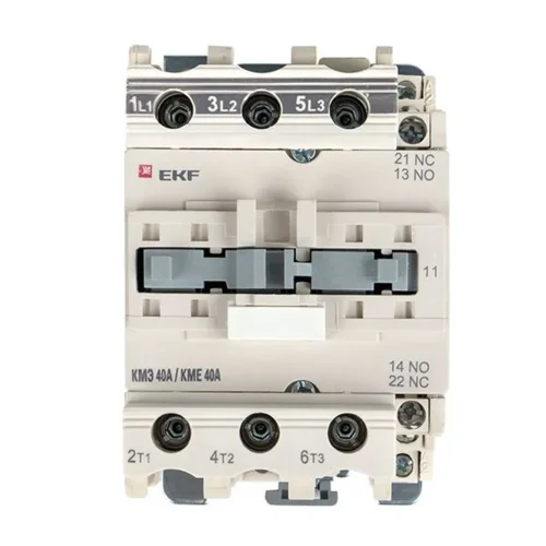 Контактор КМЭ 40А кат. 380В AC 1НО+1НЗ EKF ctr-s-40-380 - фото 3